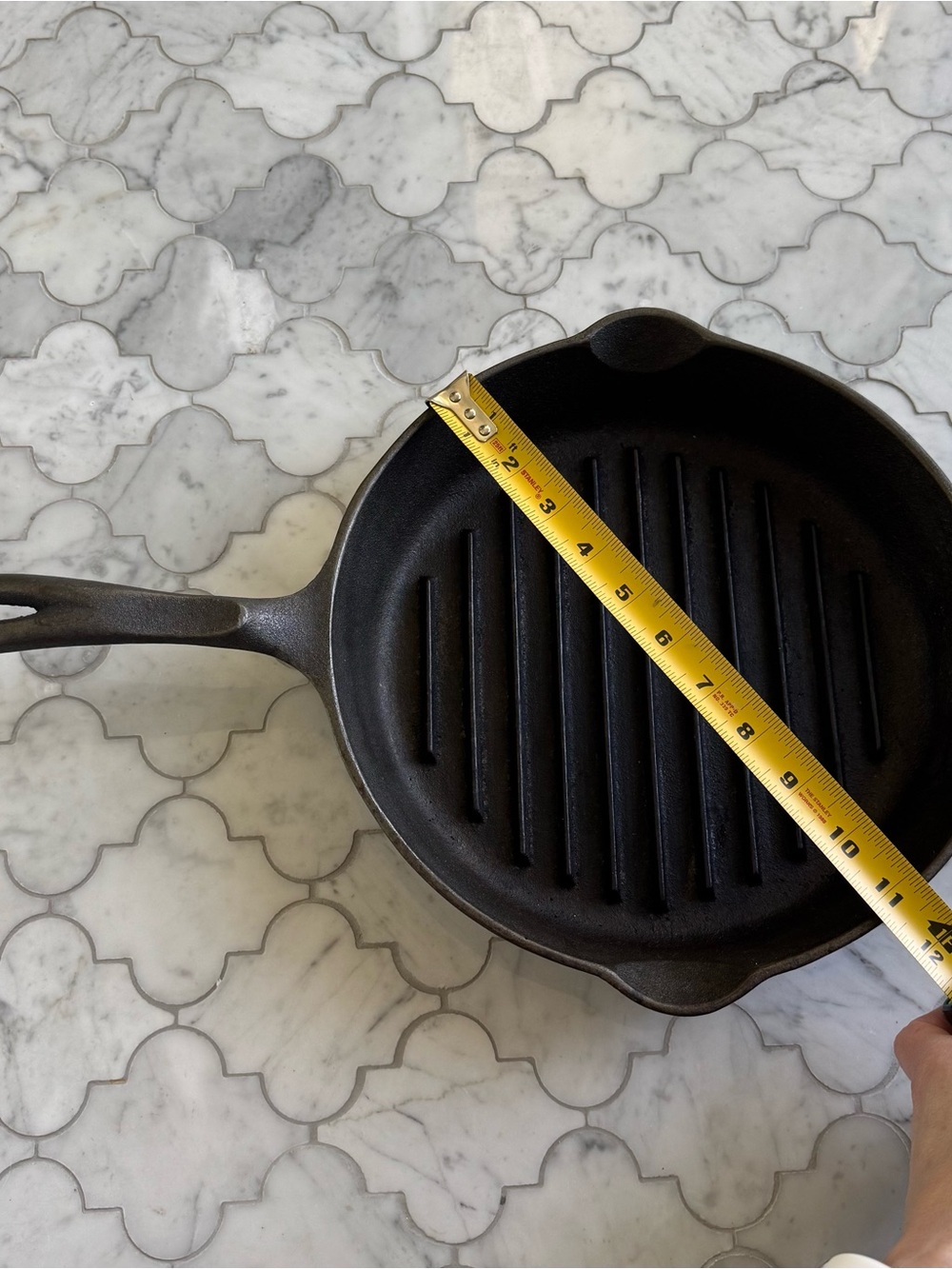 Wagner 1891 Original Cast Iron 11 3/8 Fat Free Fryer Skillet Grill Pan - Picture 5 of 6